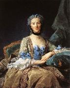 PERRONNEAU, Jean-Baptiste Madame de Sorquainville af Sweden oil painting reproduction